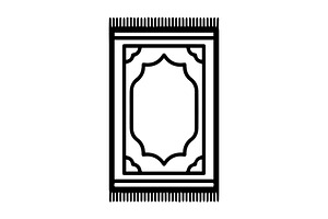 Islamic geometric frame border icon, an Outline Icon by Nurlan's shop