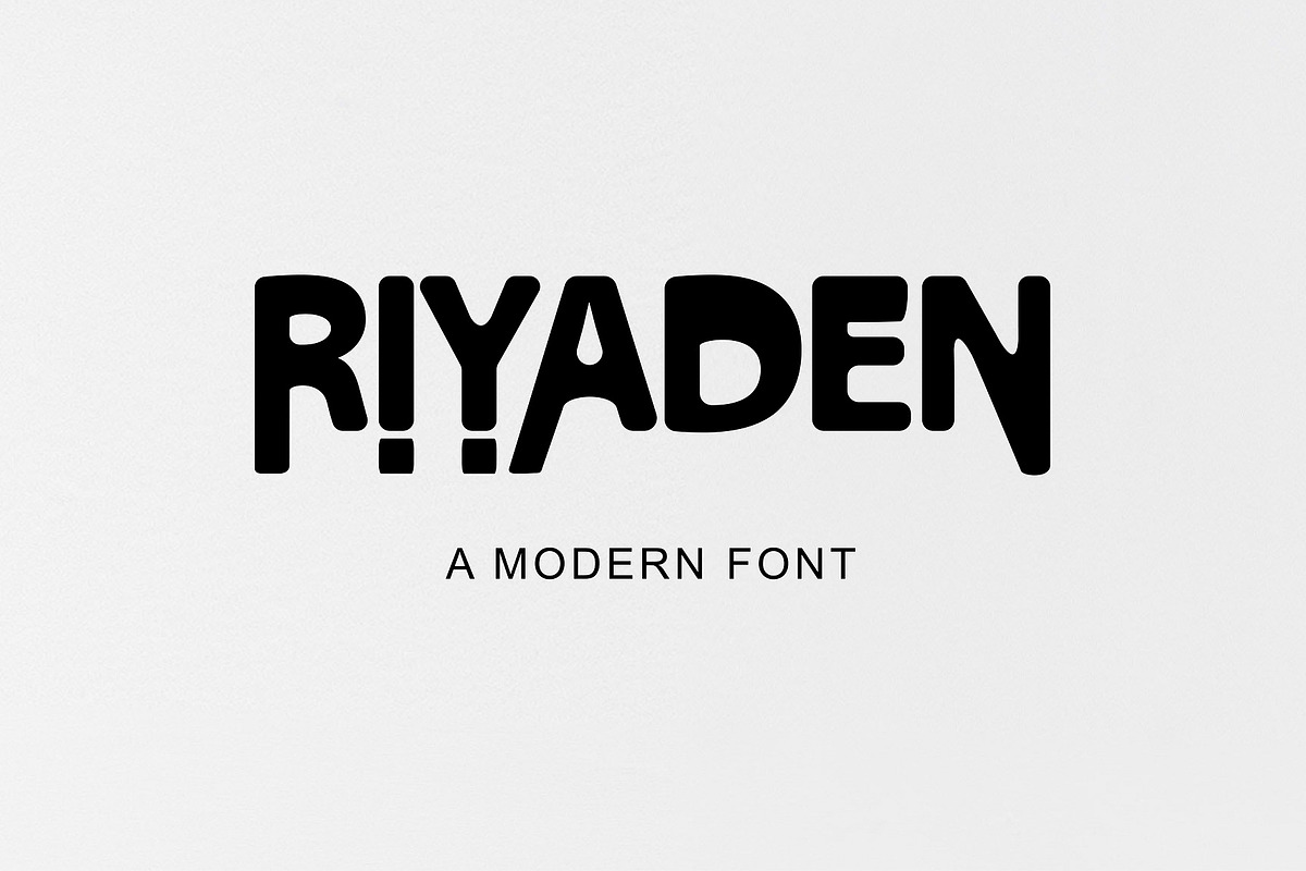 Riyaden Typeface –Elegant Serif Font, a Serif Font by Bercreative (Photo 1 of 4)