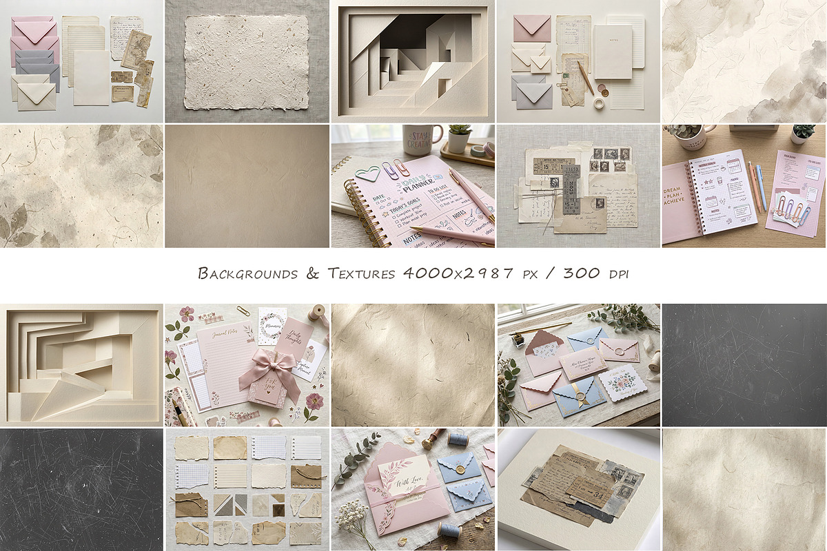 Vintage Coquette Archive, a Background Graphic by Nadia Semyroz (Photo 12 of 12)