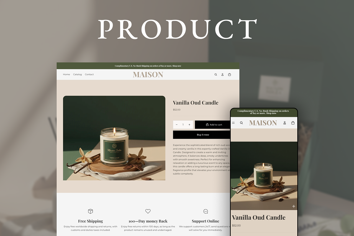 Maison Solea Candle And Fragnance preview 4