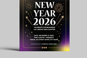 Happy New Year, a Flyer Template by MightyDesign (Thumbnail 5 of 8)