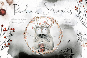 Polar Stories Watercolor & Ink Set