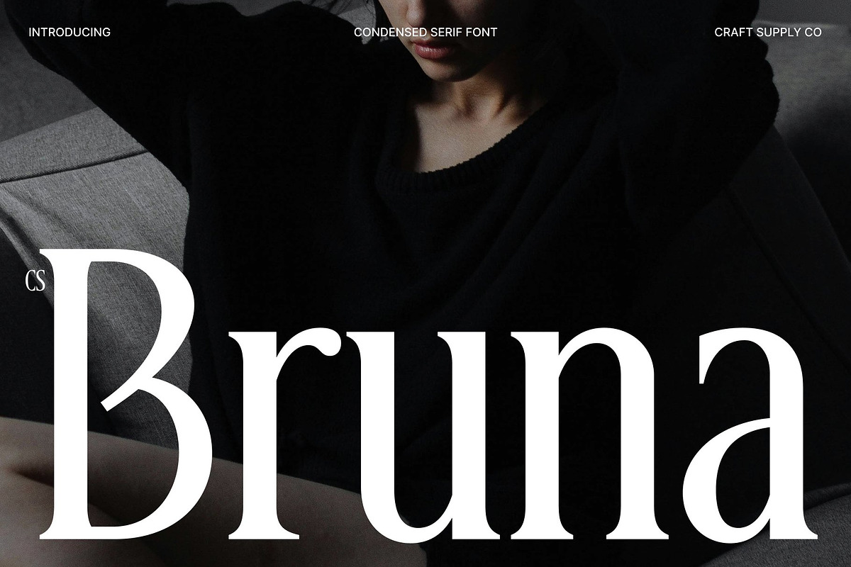 CS Bruna – Contemporary Font, a Serif Font by Craft Supply Co. (Photo 1 of 8)