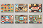 72 Sport Patches/Badges, a Branding & Logo Template by sivVector (Thumbnail 2 of 8)