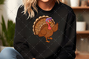 Leopard Turkey Thanksgiving PNG, an Illustration by Craft Nest (Thumbnail 4 of 6)
