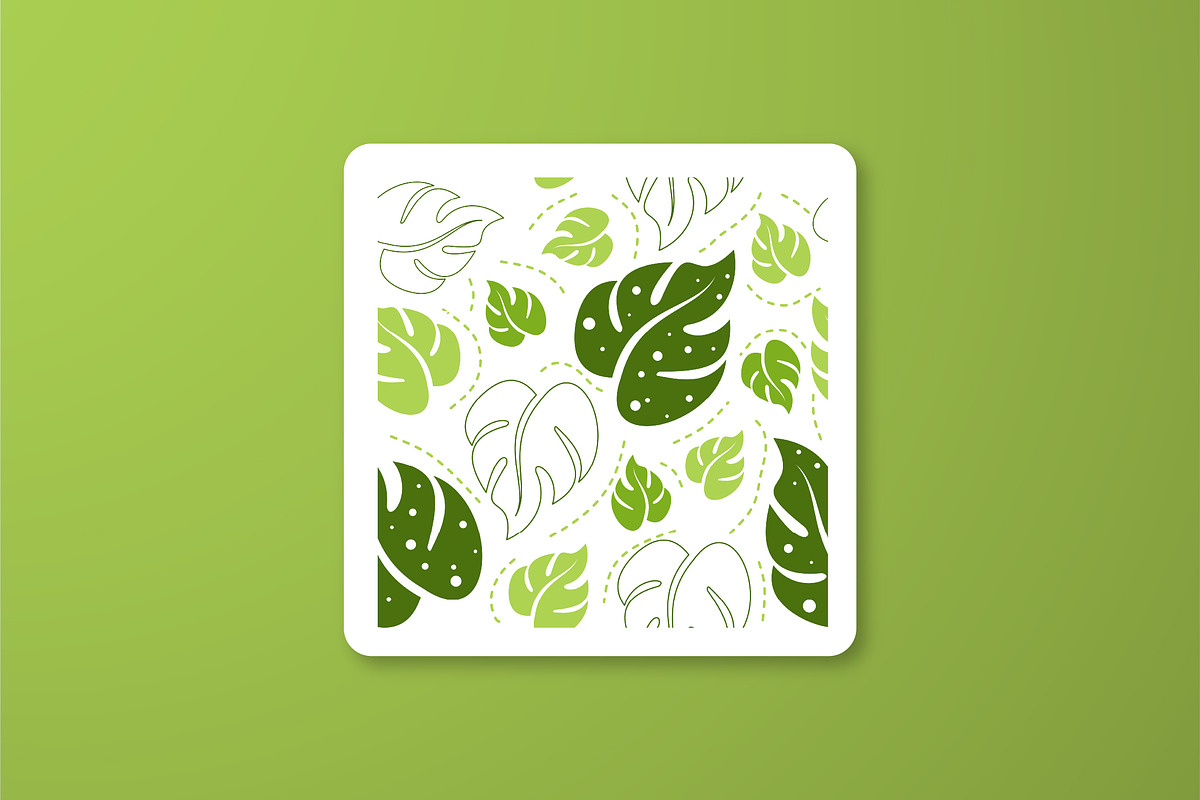Tropical Leaf Seamless Pattern, a Pattern Graphic by Sundaylab (Photo 2 of 3)