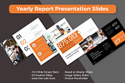 Yearly Report Annual Statistic PPT, a Presentation Template by Robs Daily Design (Thumbnail 1 of 9)