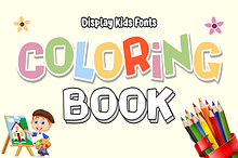 Coloring Book - Kids Font Types