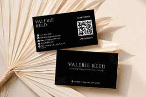 Luxury Beauty Business Card Canva, a Business Card Template by Arslan