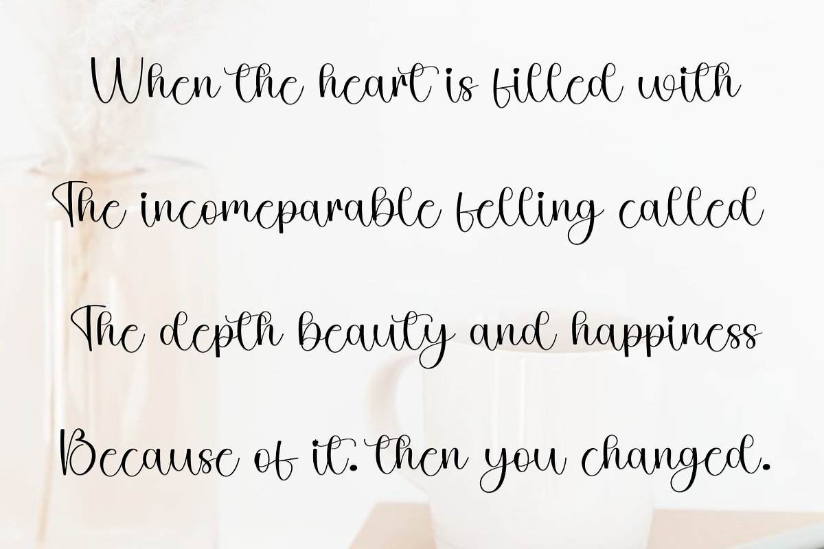 Autumn Yesterday, a Handwritten Font by FreshTypeINK (Photo 4 of 8)