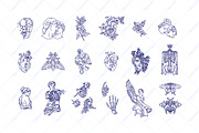 Anatomy of love, a Healthcare Illustration by OlgaSoi007 (Thumbnail 6 of 12)