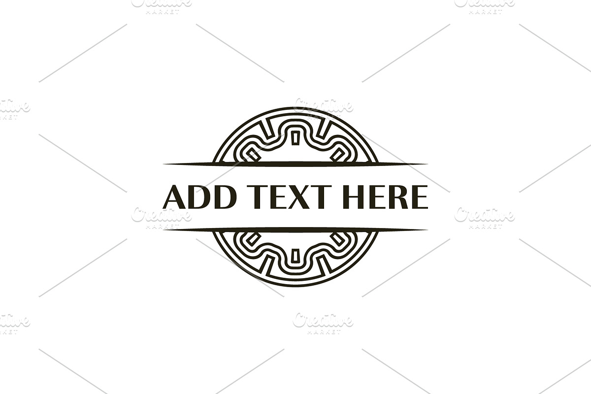 Ornamental Retro Starburst Crest, a Branding & Logo Template by Rasagama Studio