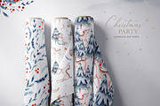 Christmas party. Watercolor set, an Animal Illustration by Peace ART (Thumbnail 9 of 10)