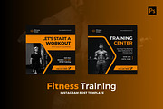 Fitness Training Instagram Post, a Social Media Template by CavenArt (Thumbnail 2 of 5)