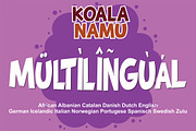 Koala Namu, a Font by Fachranheit Studio (Thumbnail 9 of 10)