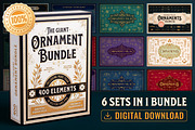 The Giant Ornament Bundle, an Illustration by Heritage Type Co. (Thumbnail 1 of 8)
