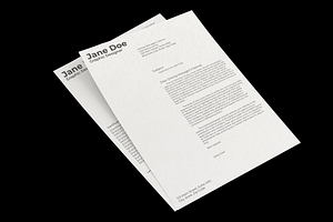 CV/Resume & Cover Letter Template_05, a Resume Template by Akreatipe