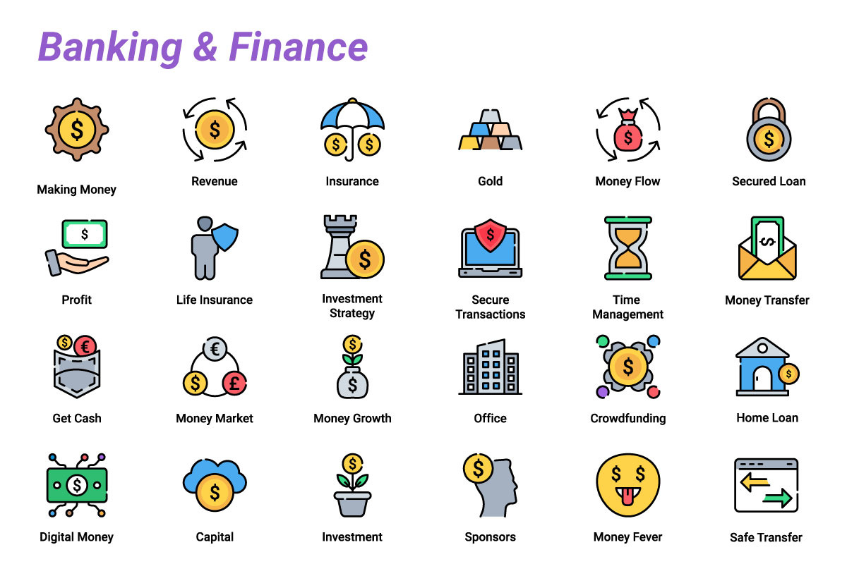 Banking & Finance thin, an Icon by Color Cubes (Photo 4 of 5)