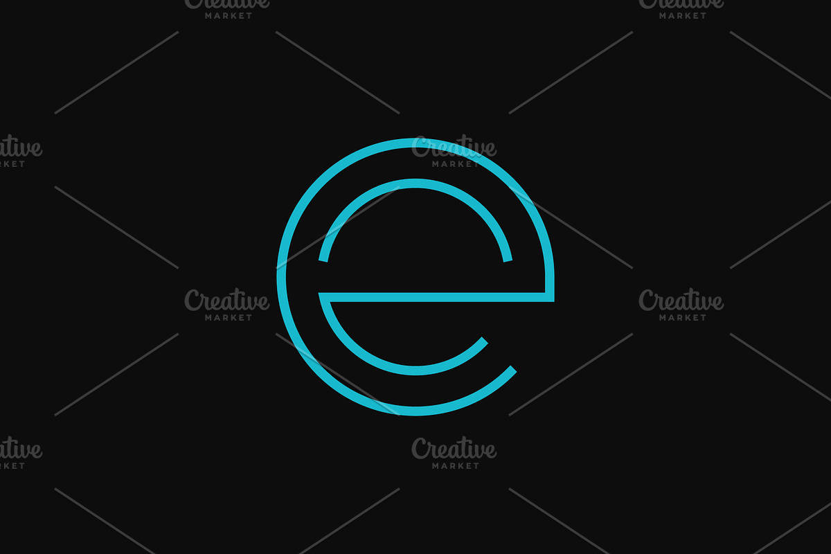 modern and elegant letter E logo, a Branding & Logo Template by Rasagama Studio