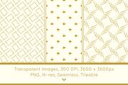Opulent Gold Patterns, a Pattern Graphic by HMJS Designs (Thumbnail 8 of 8)