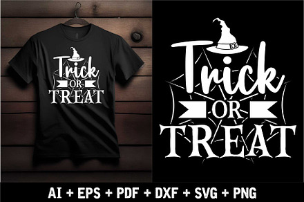 Trick Or Treat Halloween Design, an Object Graphic by Vector Portal