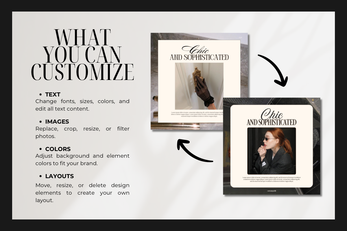 Editorial Instagram Templates, a Social Media Template by Ad Astra Creations (Photo 5 of 6)