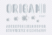 Origami Paper Alphabet Font, a Graphic by Pro_Vector (Thumbnail 2 of 2)