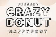 Crazy Donut, a Handwritten Font by Fourteen Letter (Thumbnail 1 of 9)