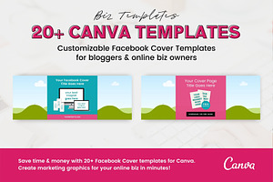 20 Canva Facebook Cover Templates