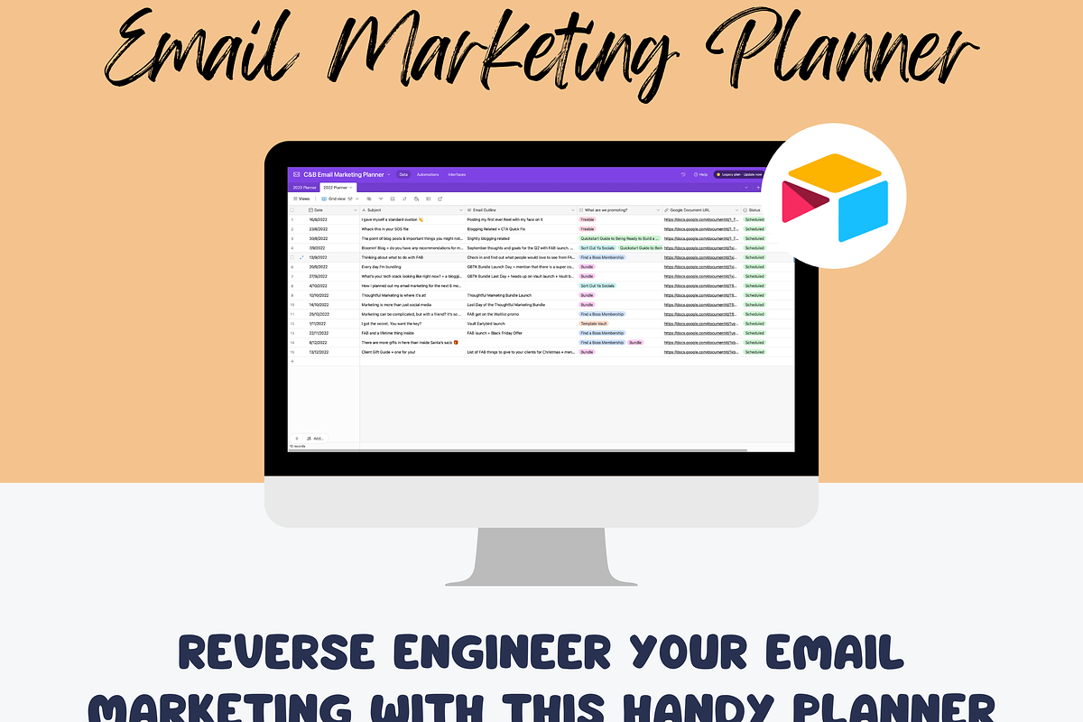 Email Marketing Template, an Email Template by Create & Bloom