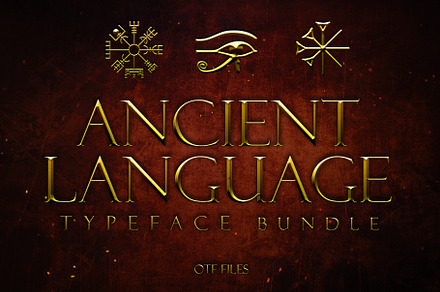 Ancient Languages Typeface Bundle