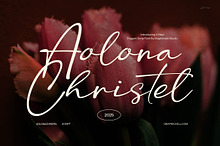 Aolona Christel Signature Font