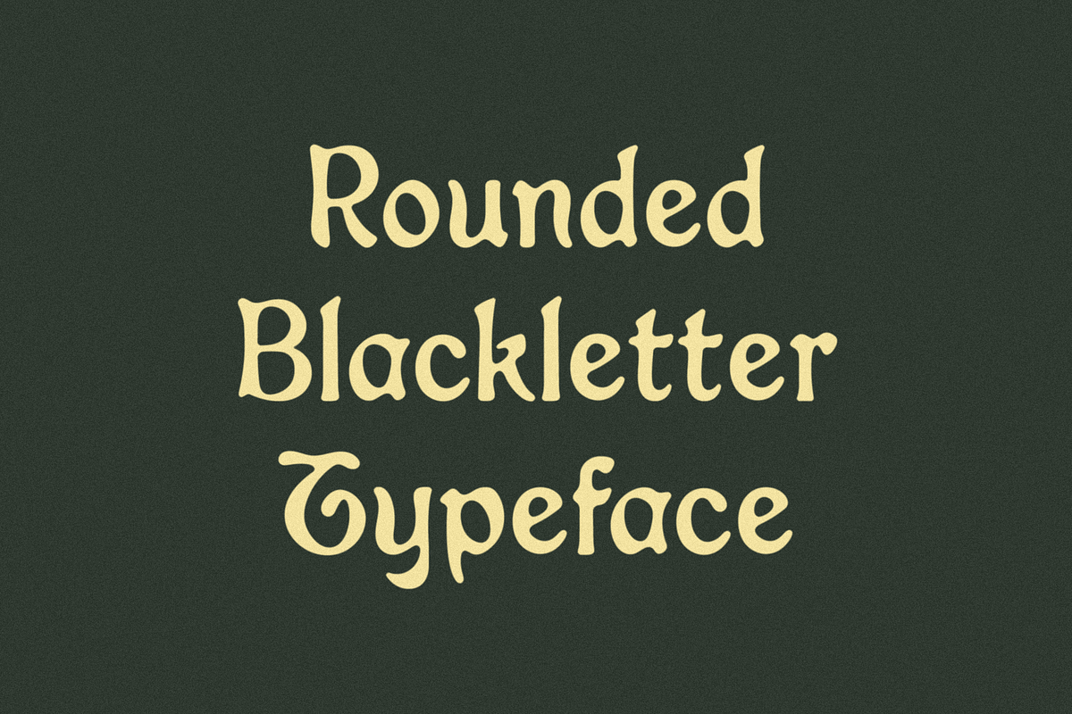 Trillium, a Blackletter Font by Bruised Goods (Photo 7 of 12)