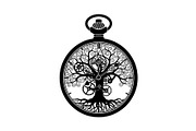Steampunk Tree of Life Symbol Bundle, an Illustration by yasushie (Thumbnail 10 of 31)