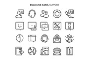 Bold Line Icons, an Outline Icon by Howcolour (Thumbnail 77 of 151)
