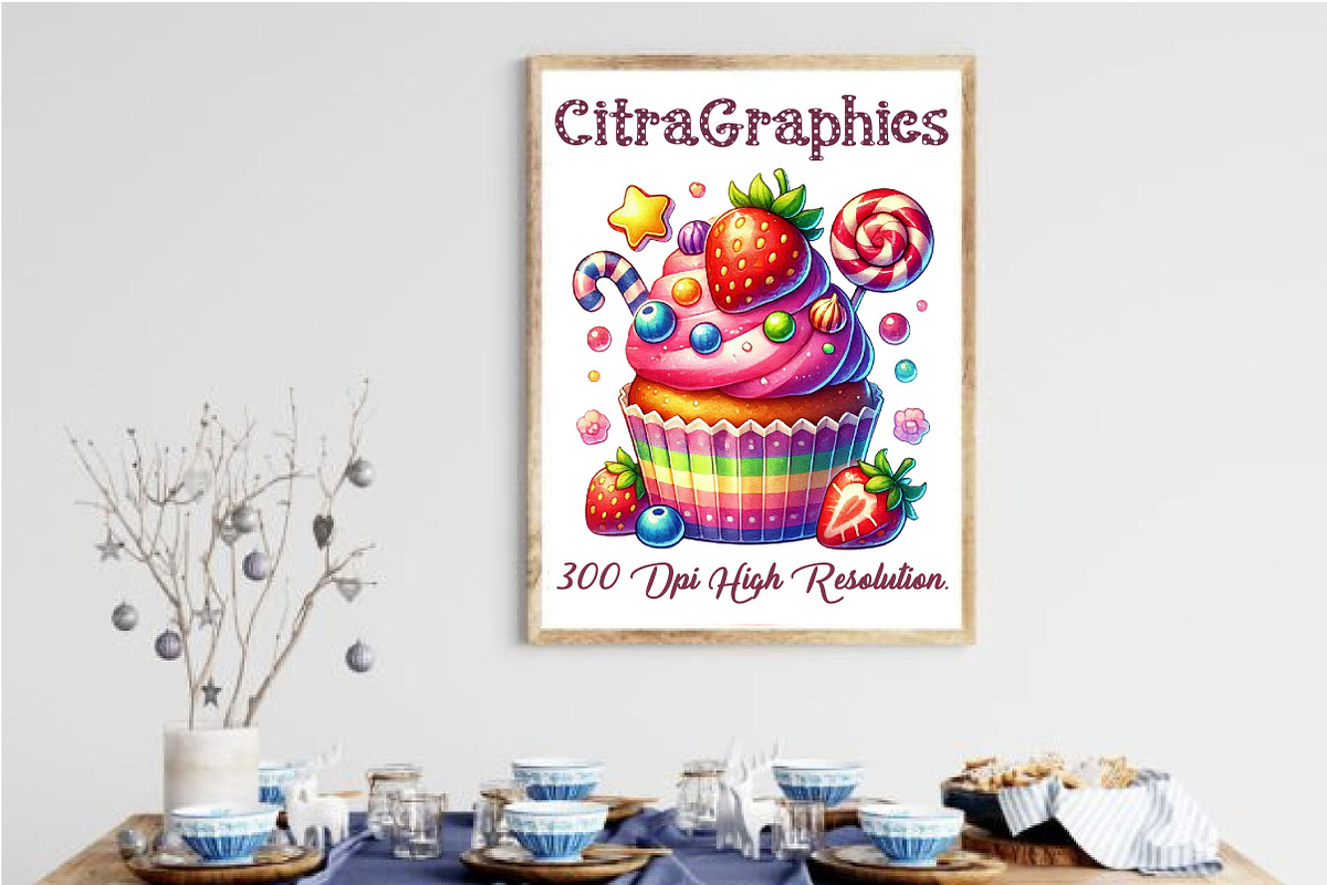 Watercolor Valentine's Treat Clipart, an Illustration by CitraGraphics (Photo 6 of 6)