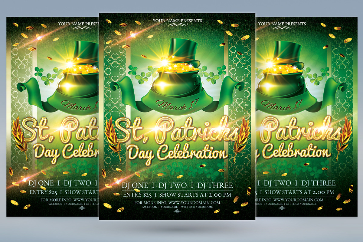 St Patricks Day Flyer, a Flyer Template by tmcom (Photo 1 of 2)