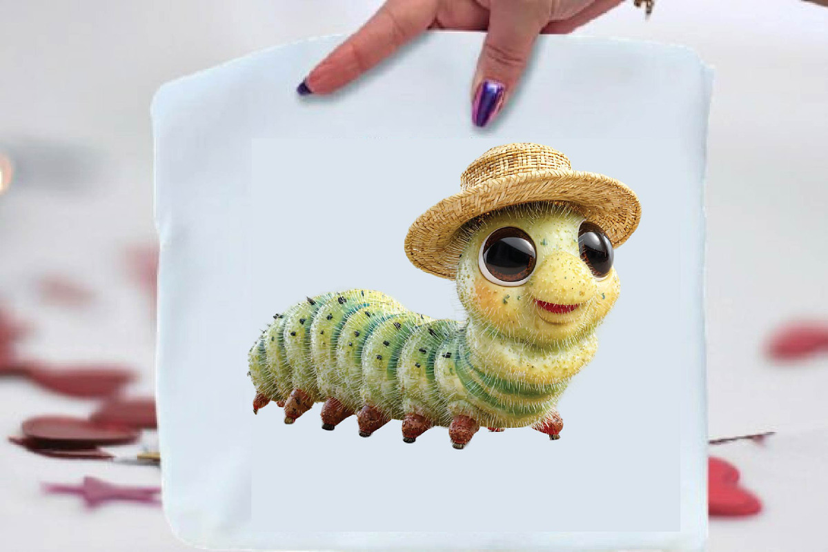 Whimsical Summer Caterpillar Clipart, an Animal Illustration by SVGArt (Photo 3 of 9)