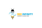 Bee Infinity Logo, a Branding & Logo Template by Creative Dezing (Thumbnail 1 of 5)