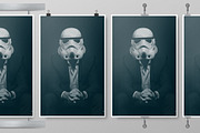 Mockup Poster Tabloid size, a Poster Template by Ember Co. (Thumbnail 4 of 5)