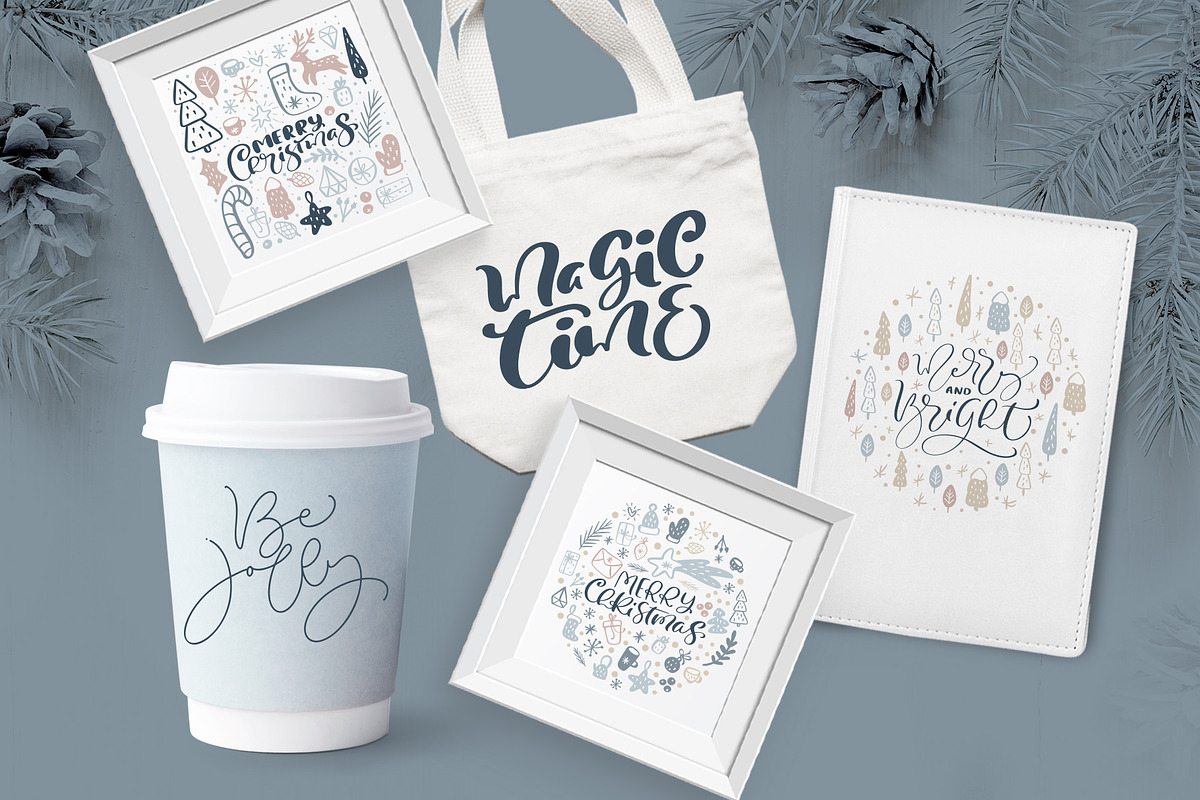 Merry Christmas nordic, an Object Graphic by Happy Letters (Photo 15 of 15)