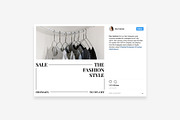Bee Fashion Social Media Pack, a Social Media Template by Milos Knezevic (Thumbnail 2 of 6)