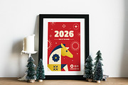 Chinese New Year 2026 Greeting Cards, a Seasonal Illustration by Creative Graphics (Thumbnail 4 of 10)