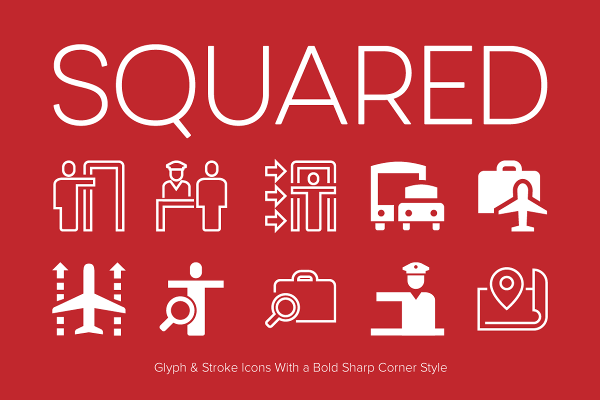 Squared - Glyph & Stroke, an Icon by Bogdan Rosu (Photo 1 of 5)