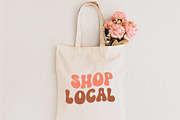 Honey Babe Groovy Retro Font, a Handwritten Font by BarcelonaShop (Thumbnail 9 of 9)