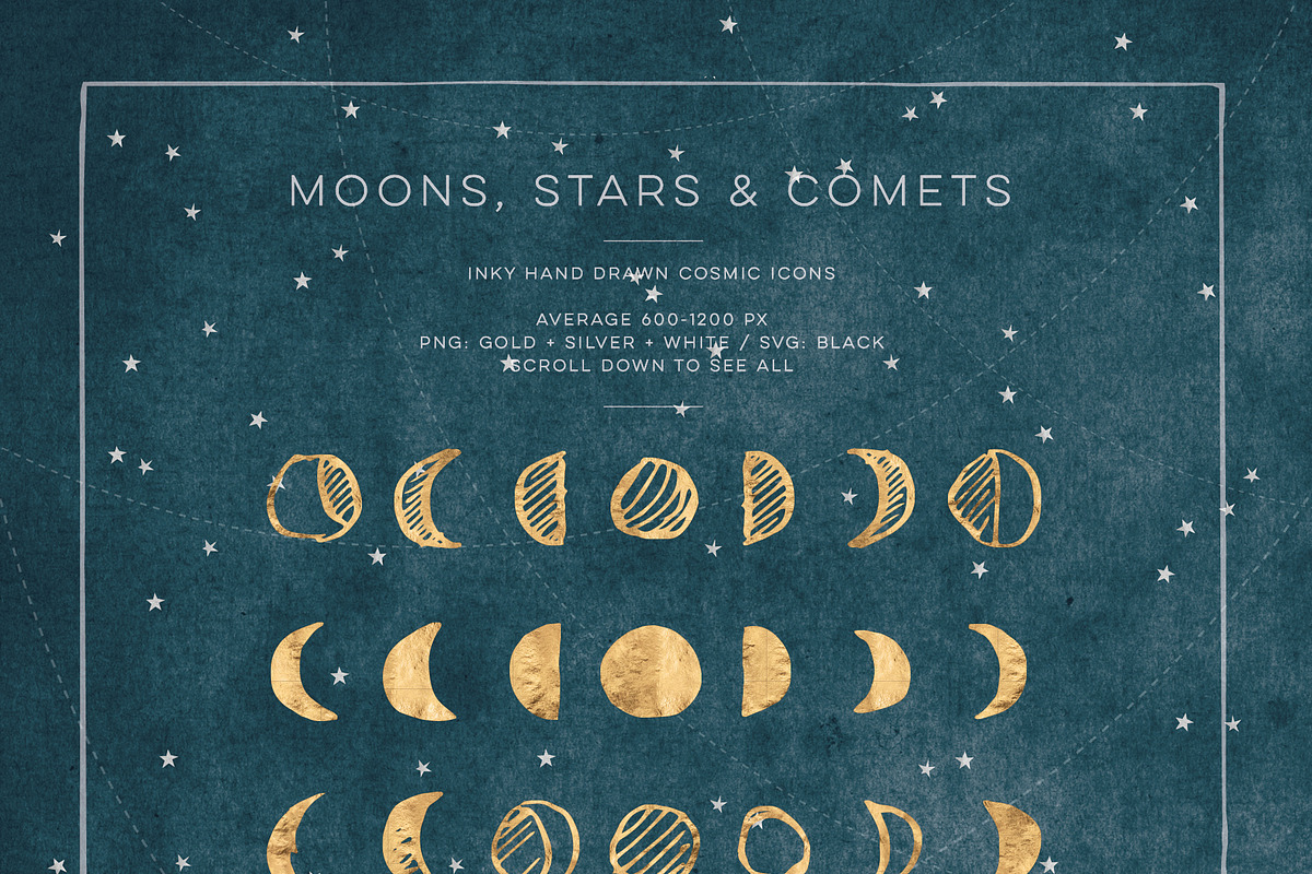 Cosmic Astrology, Magic & Tarot Set, an Object Graphic by Blixa 6 Studios (Photo 6 of 68)