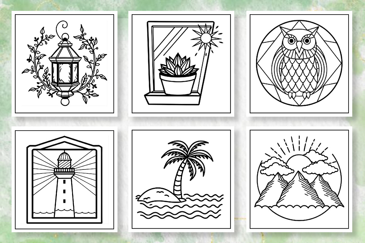 Minimal Art Coloring Book, an Arts & Entertainment Photo by Wow Magic (Photo 3 of 3)