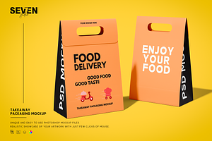 Takeaway Packaging Mockup Set