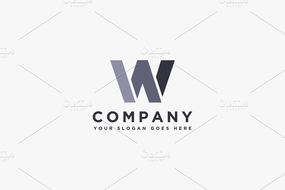 Abstract Letter w logo, a Branding & Logo Template by DOMHOUZE