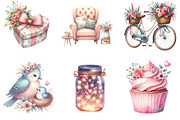 Watercolor Whimsical Mothers Day, a Seasonal Illustration by DreamArtGraphic (Thumbnail 4 of 4)